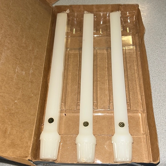 PartyLite Accents 3 Vintage Partylite Square Taper Candles Poshmark